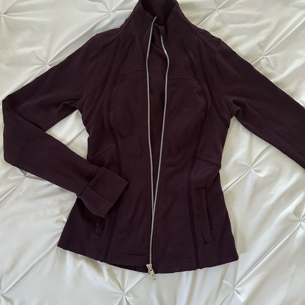 Lululemon Degine Purple Utility Jacket with High Collar
